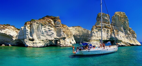 Sailing itinerary from the central to the south-western Cyclades – 1 week